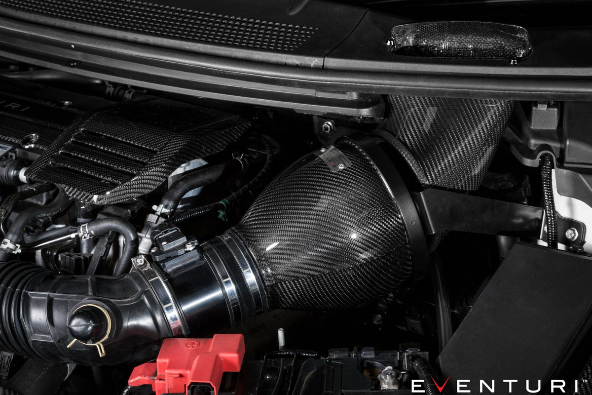 Eventuri Carbon Fibre Intake V2 Upgraded Carbon Tube Honda Civic Type R FK2