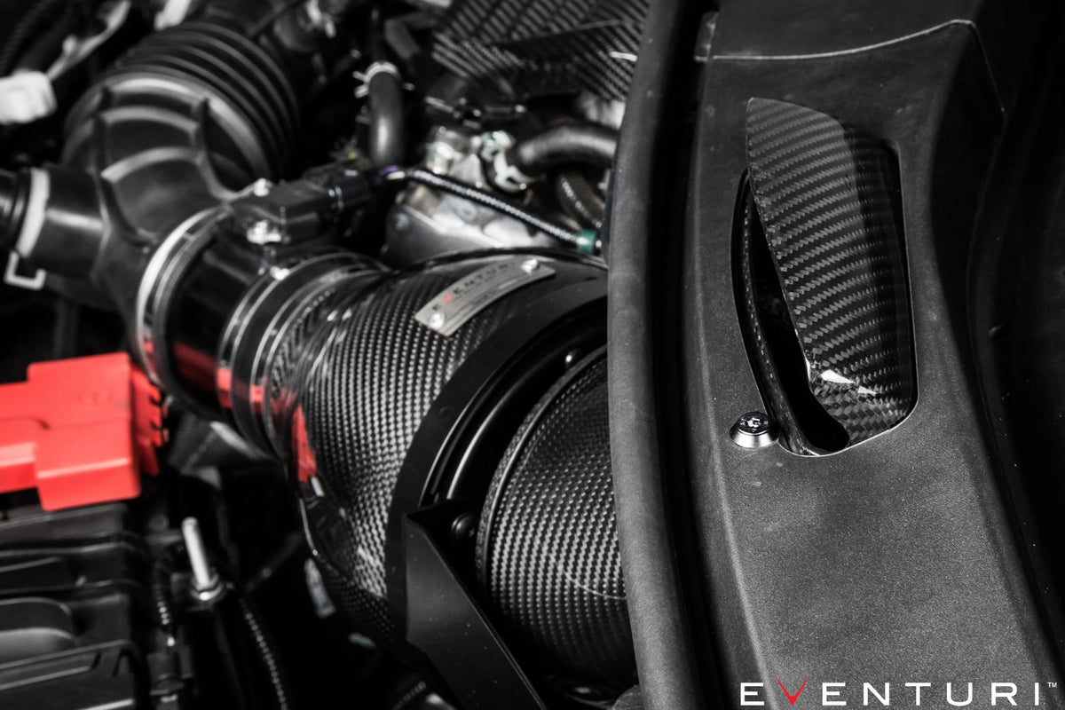 Eventuri Carbon Fibre Intake V2 Upgraded Carbon Tube Honda Civic Type R FK2