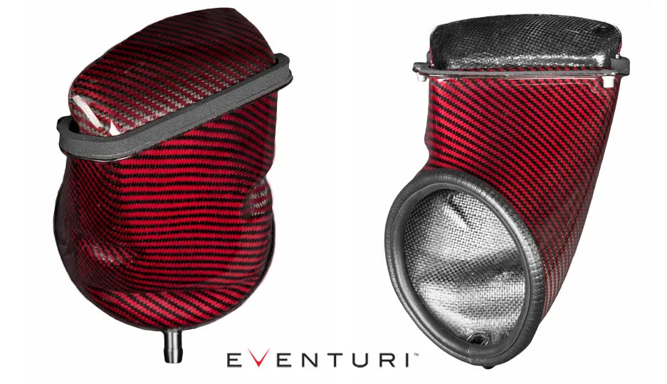 Eventuri Carbon Fibre Intake V2 Upgraded Carbon Tube Honda Civic Type R FK2