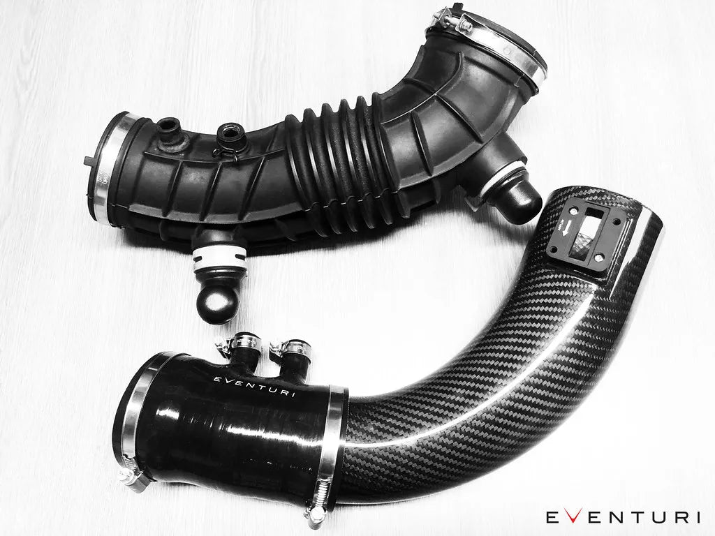 Eventuri Carbon Fibre Intake V2 Upgraded Carbon Tube Honda Civic Type R FK2