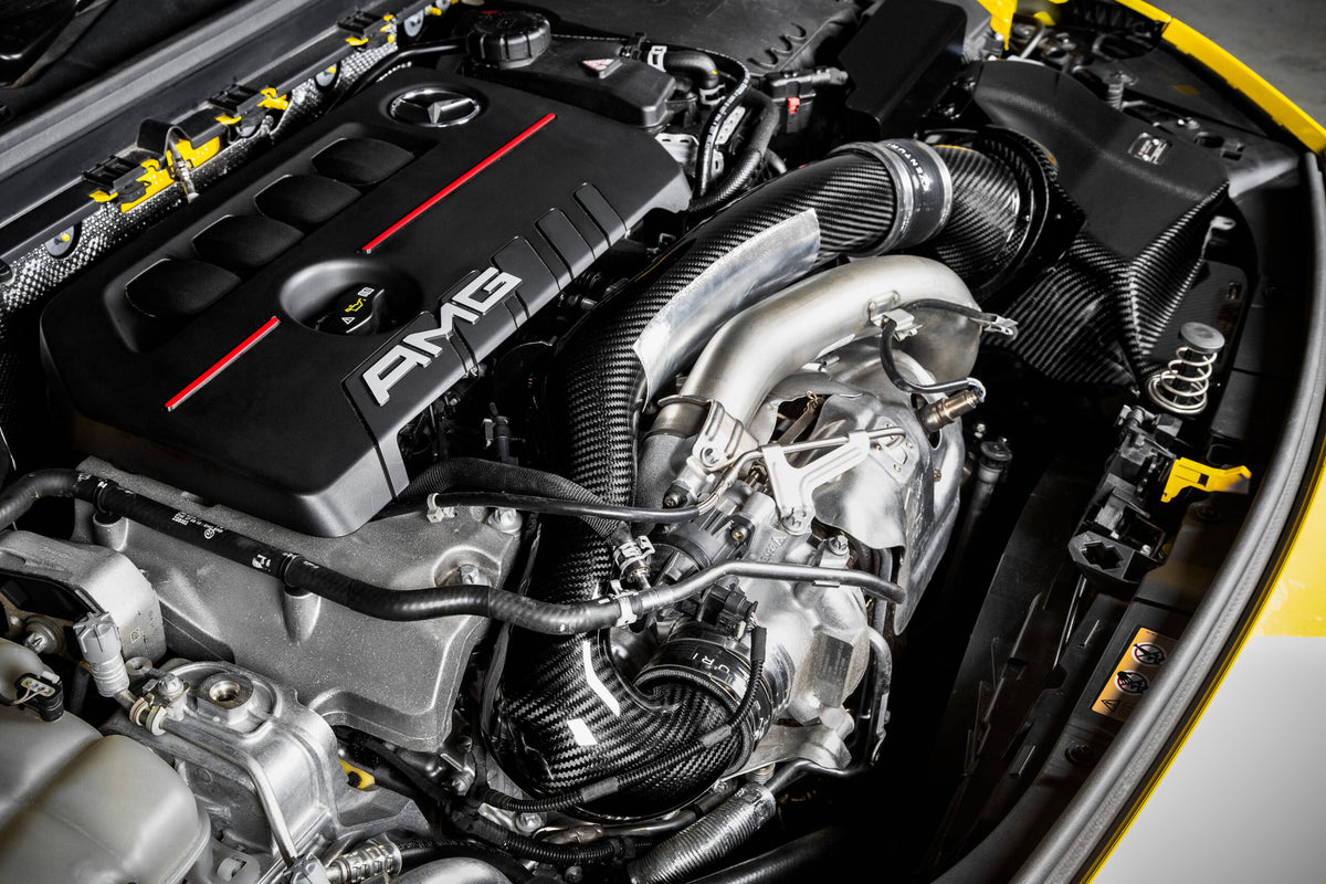 Eventuri Carbon Fibre Turbo Tube Mercedes A35 AMG GLA35 GLB35 A250