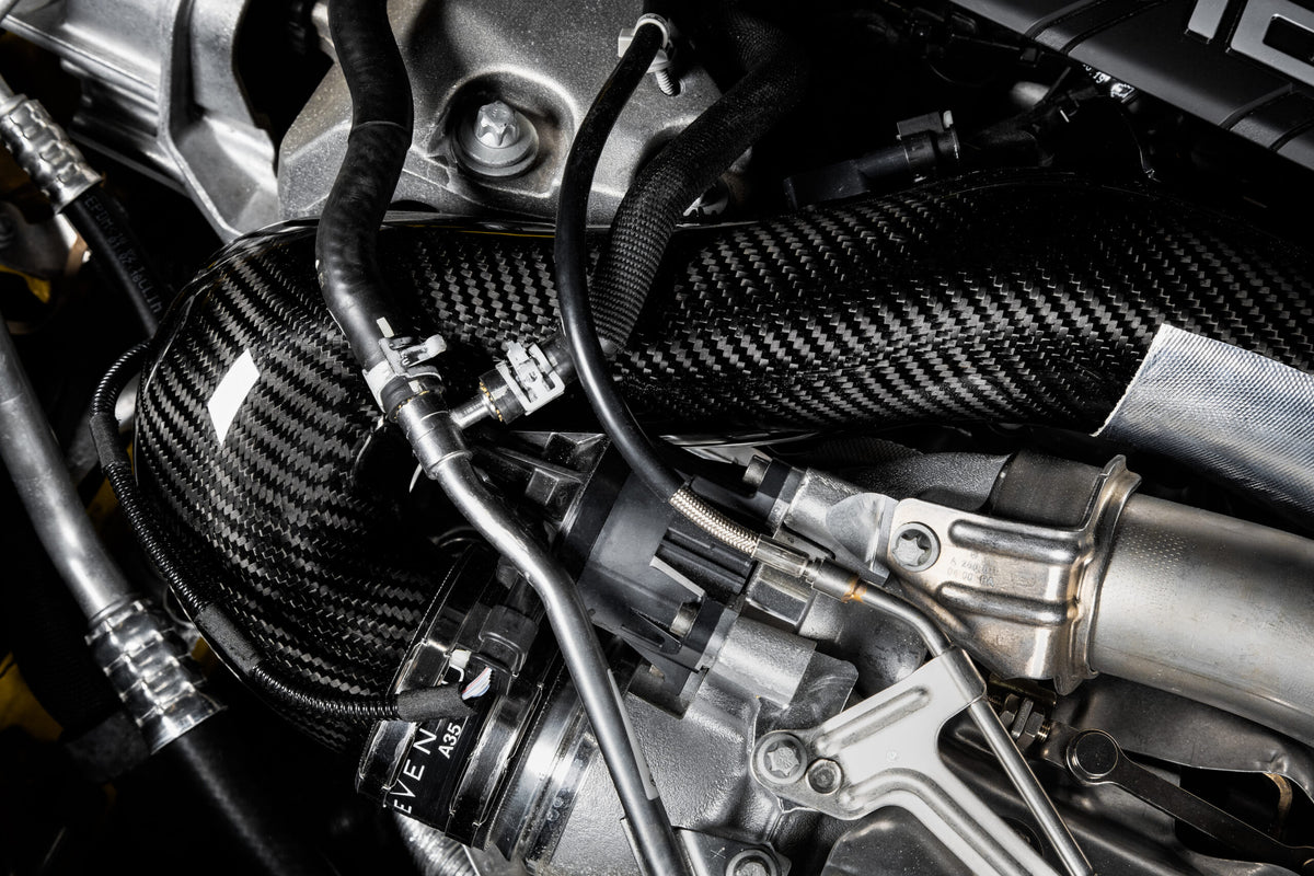 Eventuri Carbon Fibre Turbo Tube Mercedes A35 AMG GLA35 GLB35 A250
