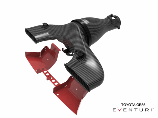 Eventuri Carbon Fibre Intake System Gloss Toyota GR86 22+